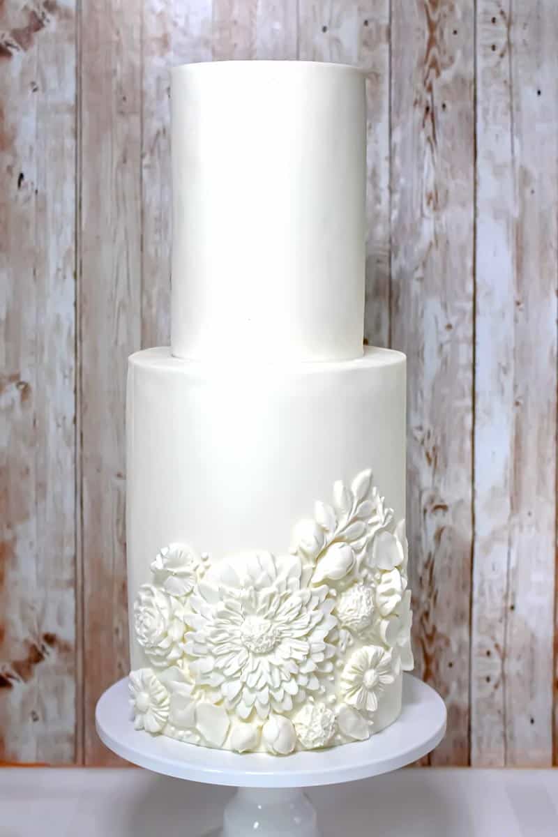 white-cake